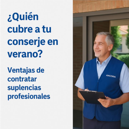 ¿Quién cubre a tu conserje en verano? Ventajas de contratar suplencias profesionales